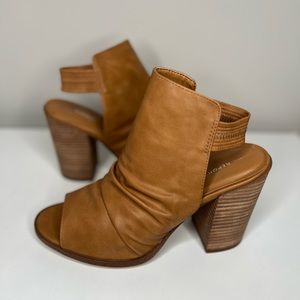 Report Open Toe Ankle Booties